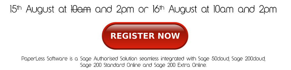 Book your free place in Sage 200 Invoice Processing Free Webinar