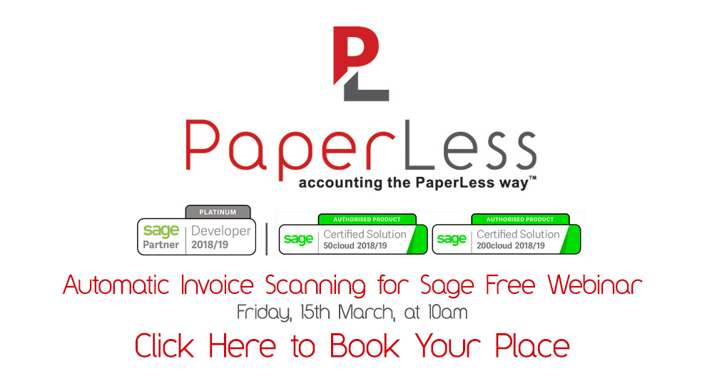 Click here to book your free place on Sage Automatic Invoice Scanning Webinar