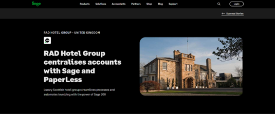 Click here to visit Sage website
